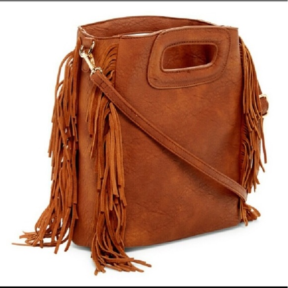 Honora Fringe Suedette Bag - Picture 2 of 2